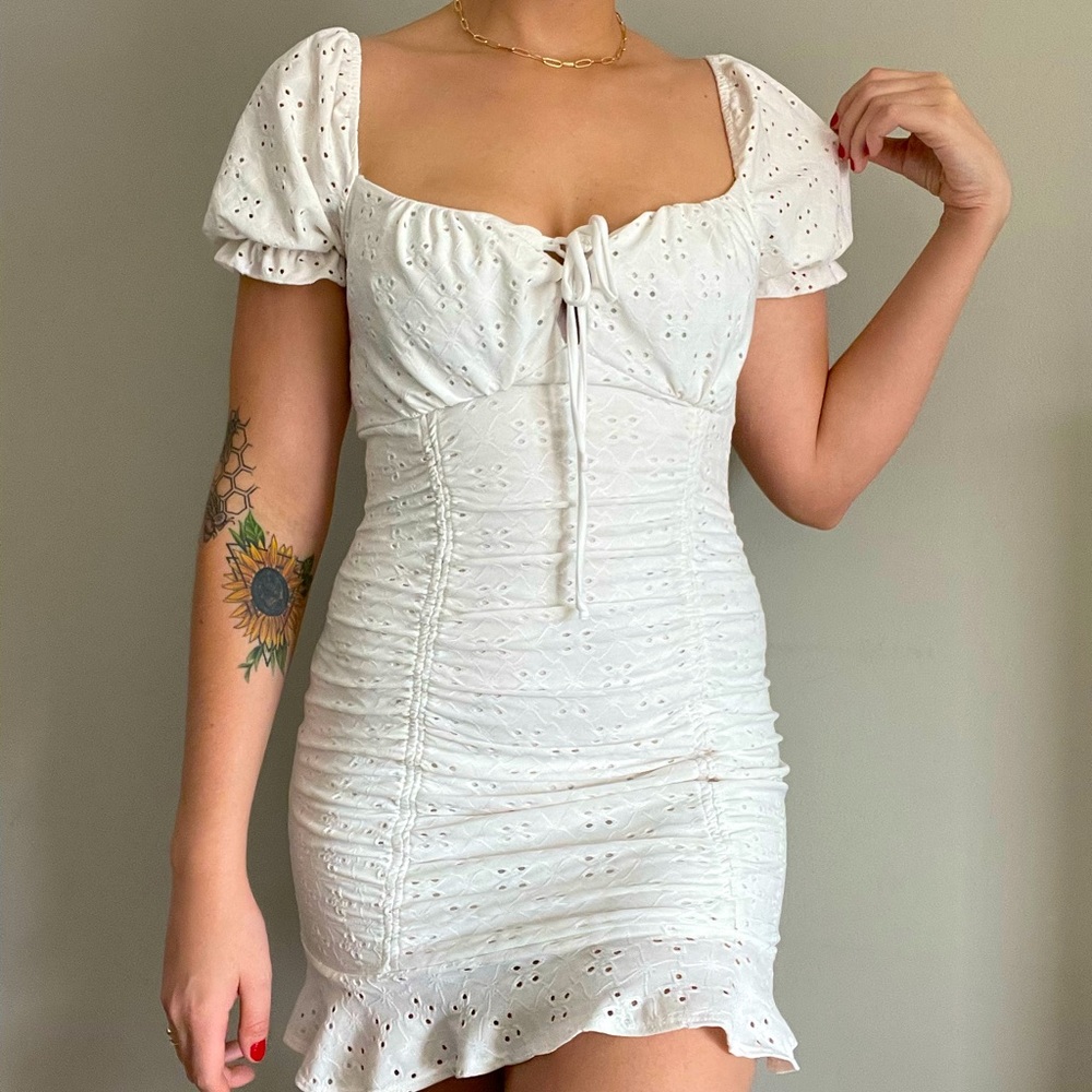 White dress